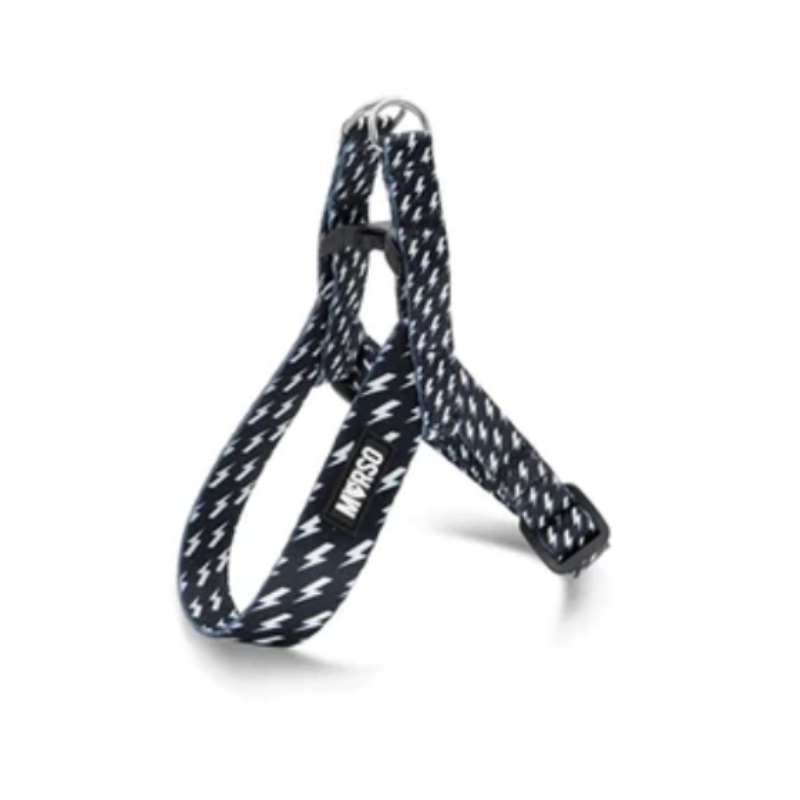 Morso Mini-Hundegeschirr Einstellbar Recycelt Schwarz